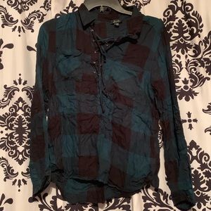 Green and Black Flannel